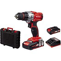 Einhell Expert Taladro Power X-Change (TE-CD 18-2 Li)- 18V sin cable (incluye maletín BMC- 2 baterías de 1-5 Ah y…